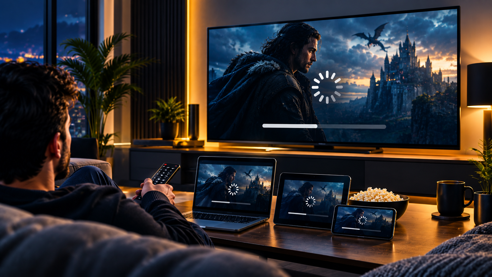 Buffering-free IPTV streaming on Smart TV